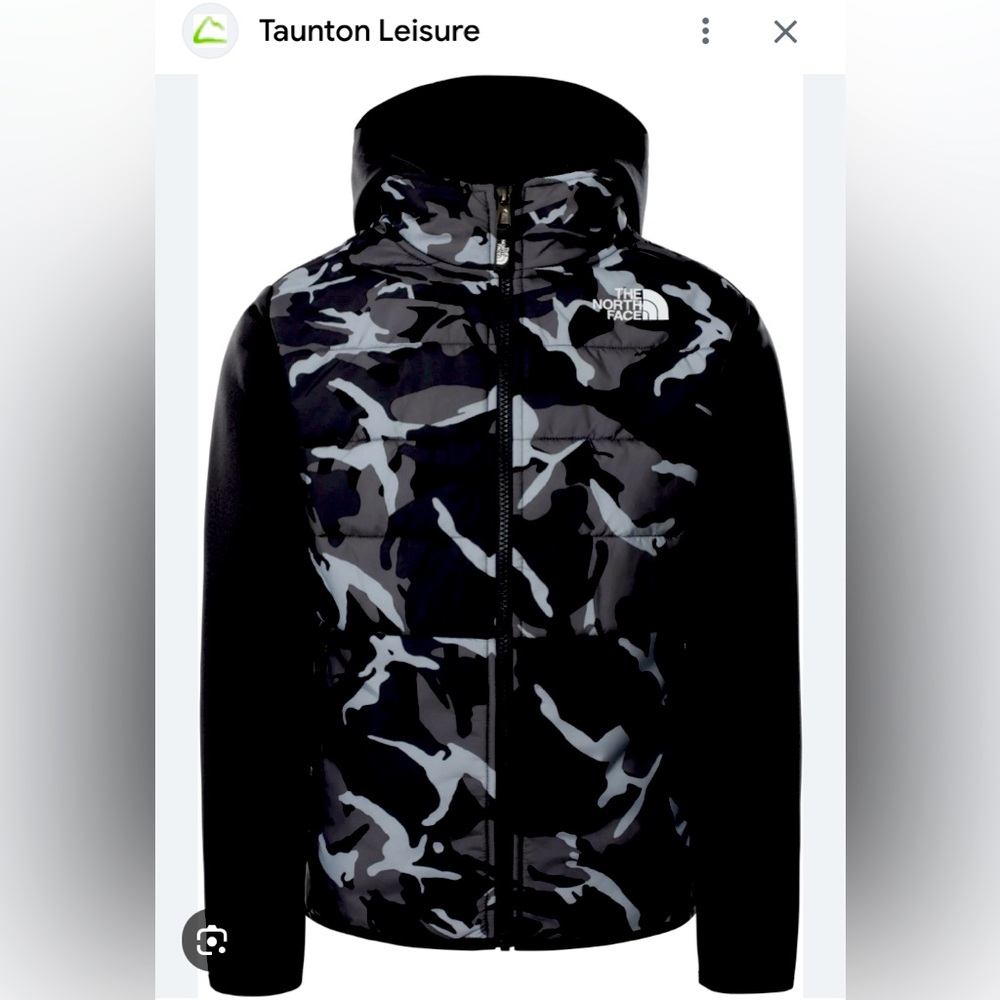 Boys size XL Northface Surgent Hybrid insulated jacket.